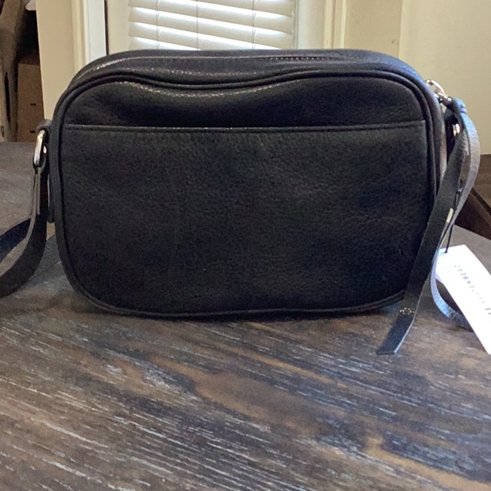 Aimee Kestenberg Berlin Crossbody in Black Vintage Leather NWT